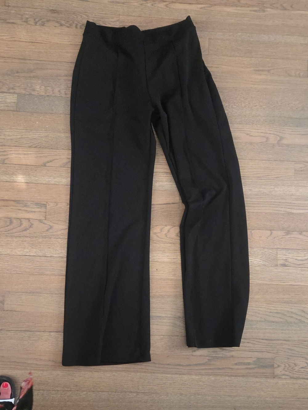 Classic Black Wide-Leg Women's Pants